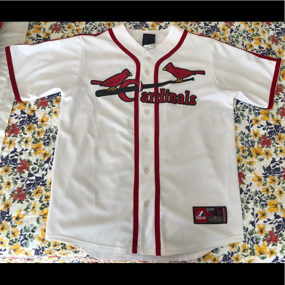 Cardinals MLB Stan Musial Cooperstown Jersey